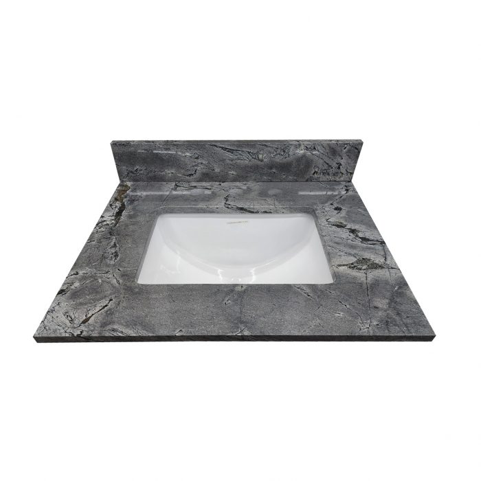 Galaxy Gray Granite 8" Drill Vanity Top - Closeout