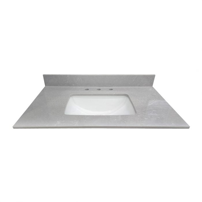 Luna Crushed Marble Vanity Top - Closeout