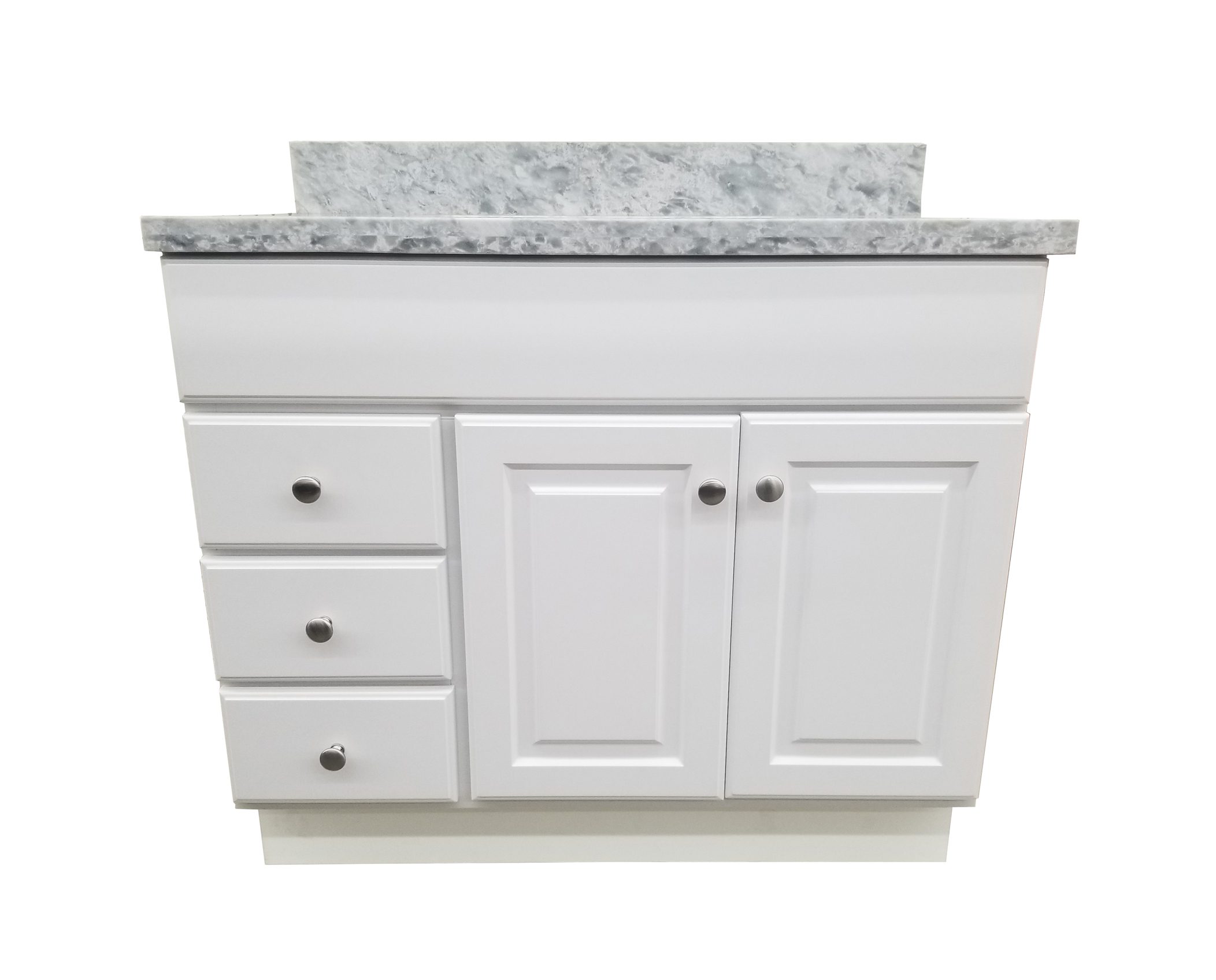 White Bathroom Vanity With Drawers Visit Builders Surplus