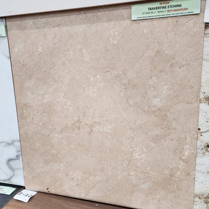 Travertine Etchings Laminate Top