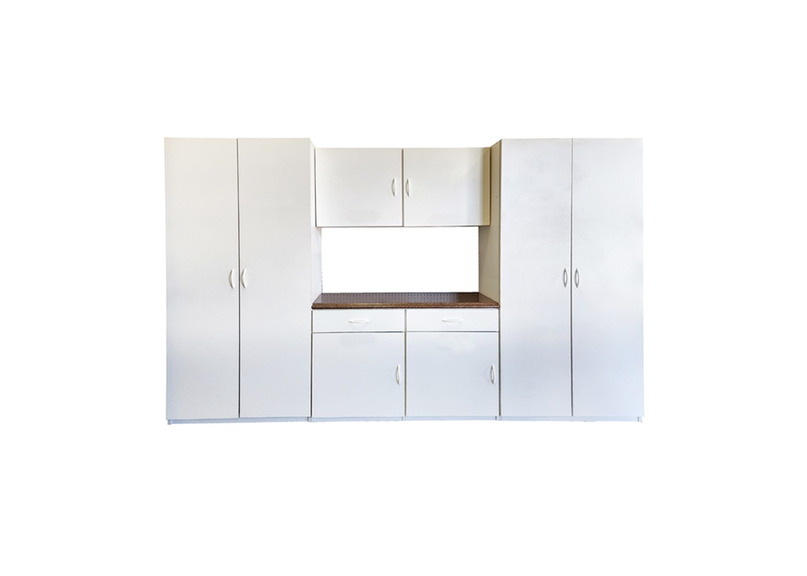 Modern Bathroom Storage Cabinet & Floor Standing cabinet with Glass Door  with Double Adjustable Shelves and One Drawer, Extra Storage Space on Top