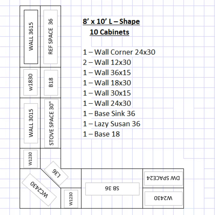 Jamestown Deluxe Slate Kitchen Cabinets - Image 3