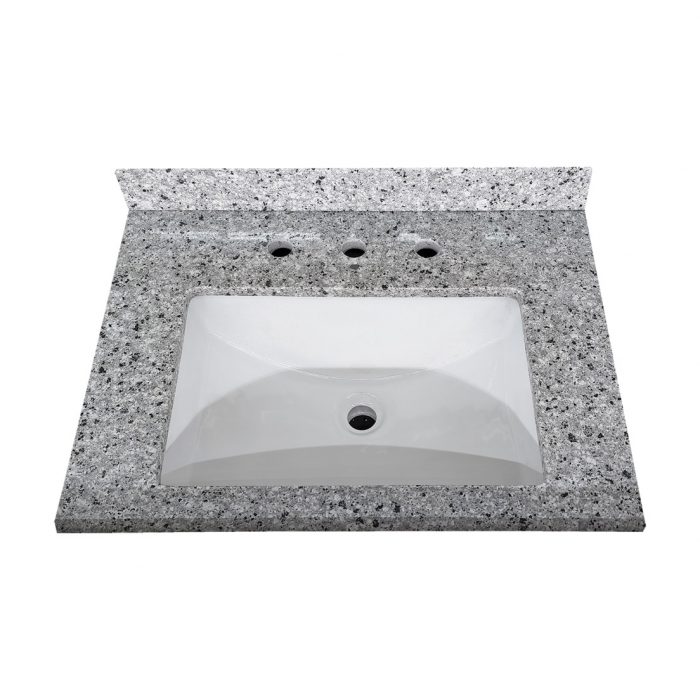 Panda Blue Granite Vanity Top - Closeout