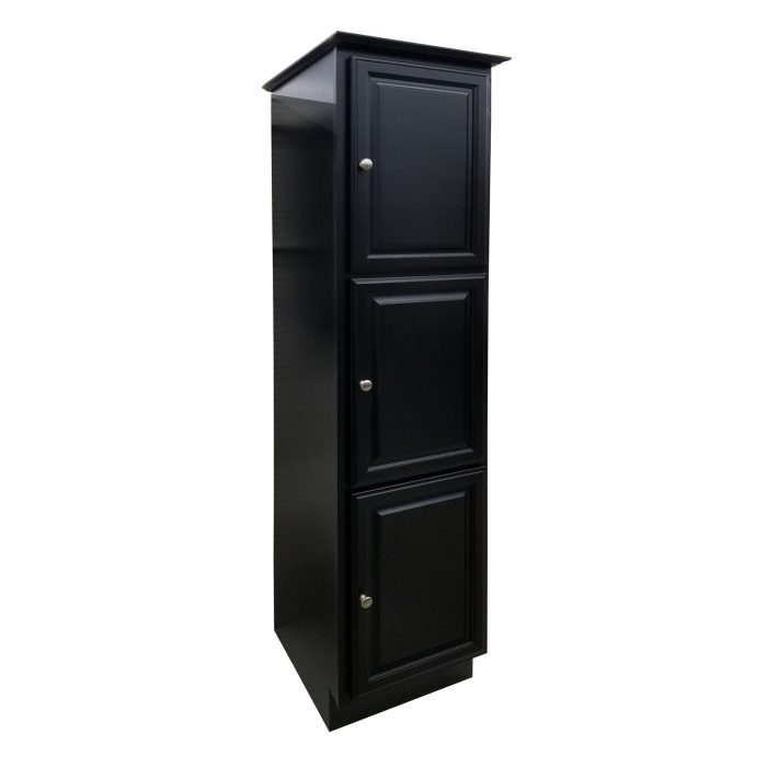 Carmel Dark Maple Linen Cabinet - Closeout