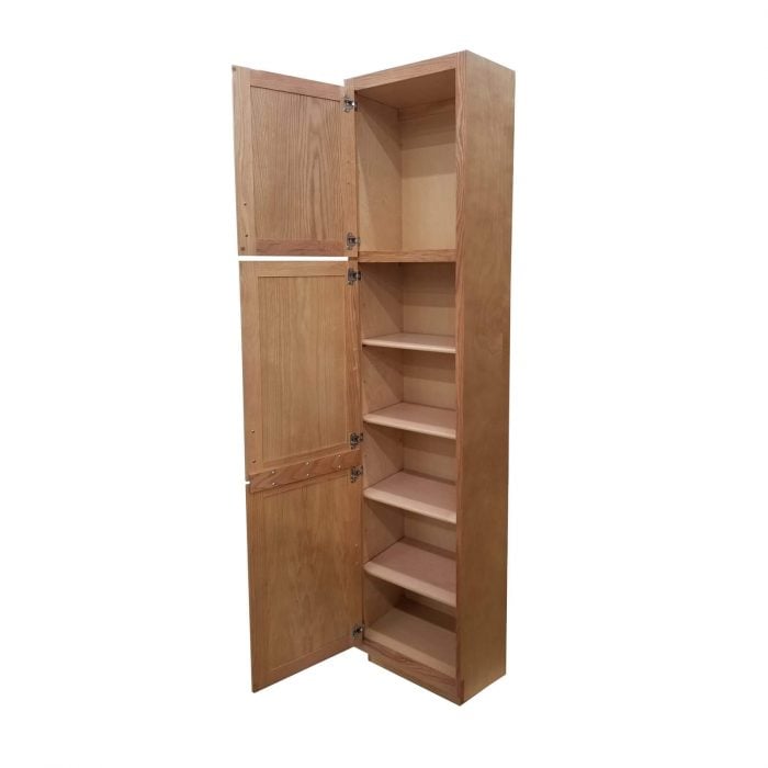 Honey Oak Linen Cabinets - Closeout