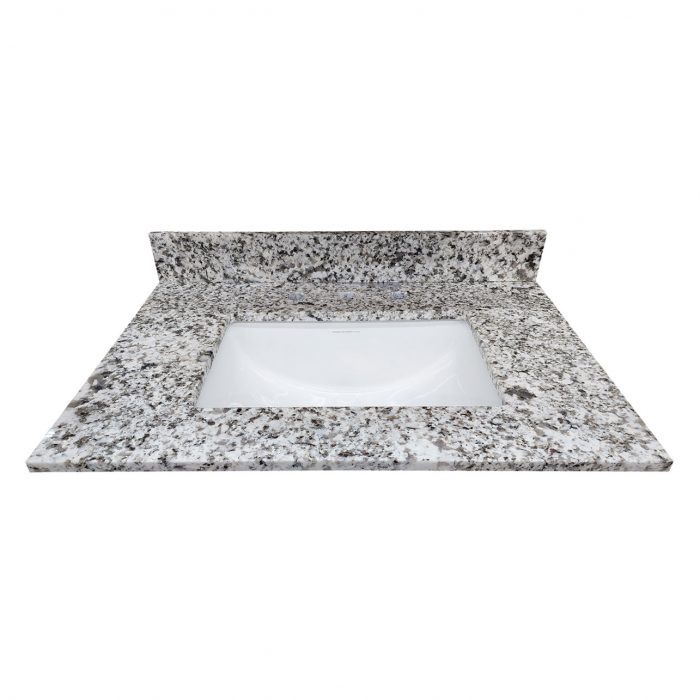 Magic Coral Granite Vanity Top - Closeout