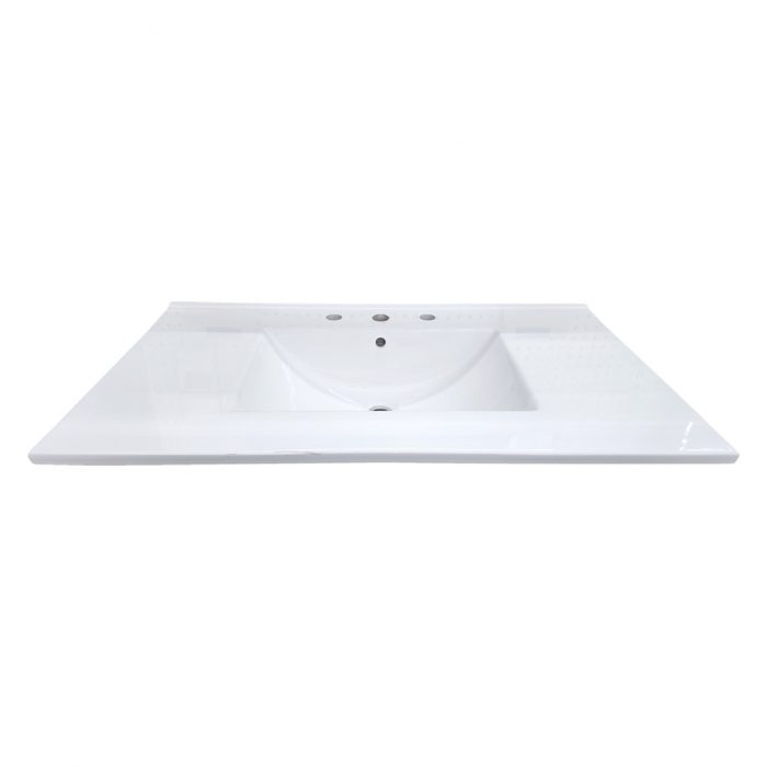 Vitreous China Porcelain 8" Drill Vanity Top