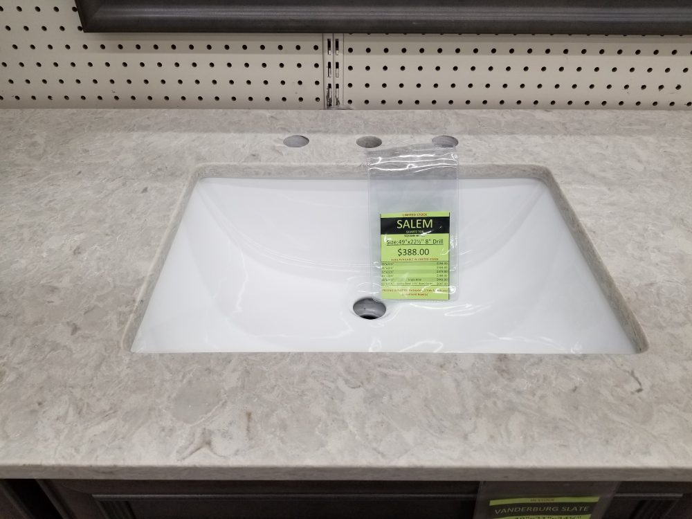Salem Quartz Vanity Top Shop Our Showroom At Builders Surplus