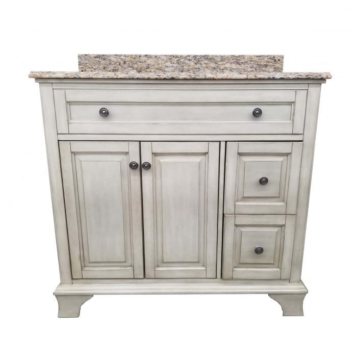 Corsicana Antique White Vanity