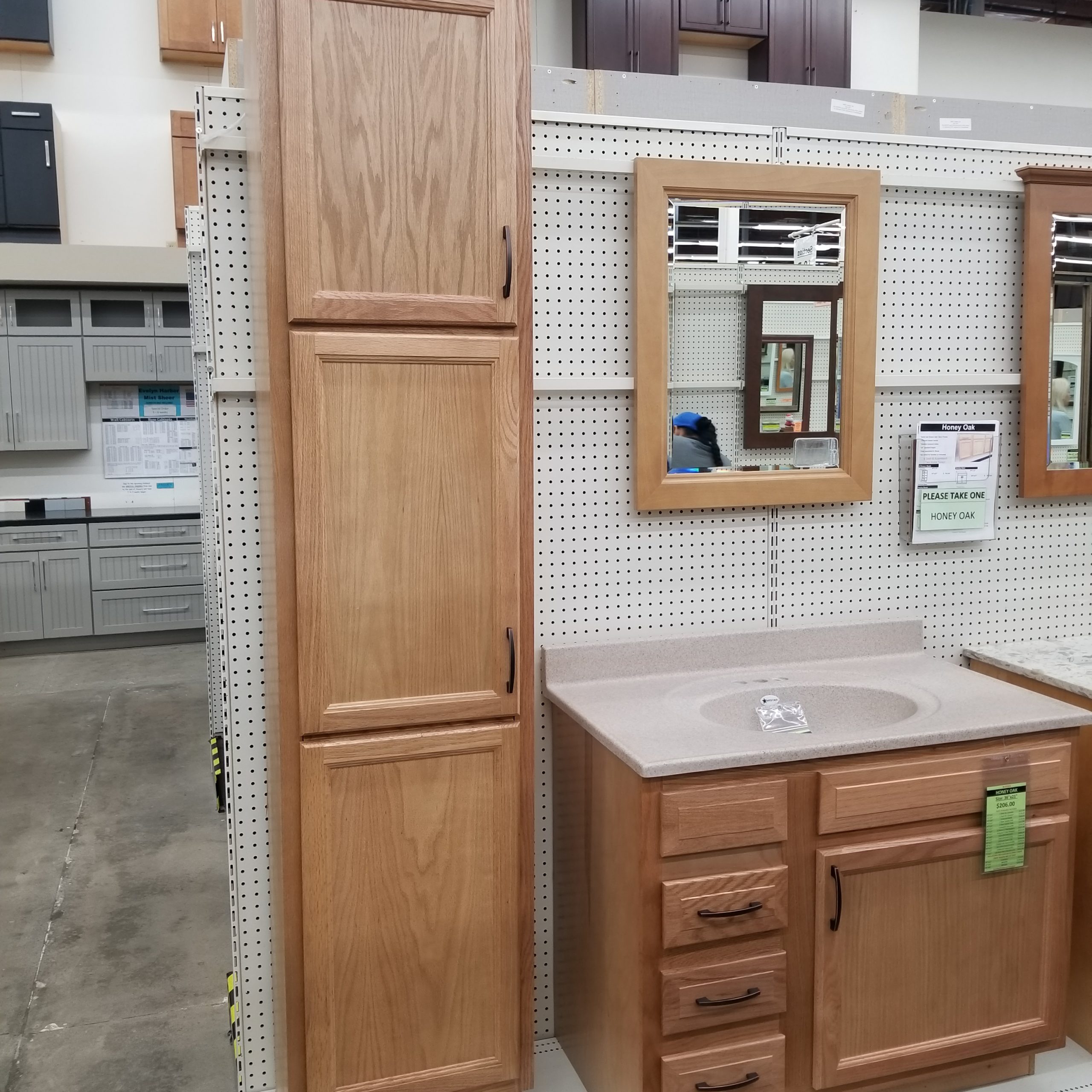 Double Vanity With Centered Linen - Briarwood At Menards ...