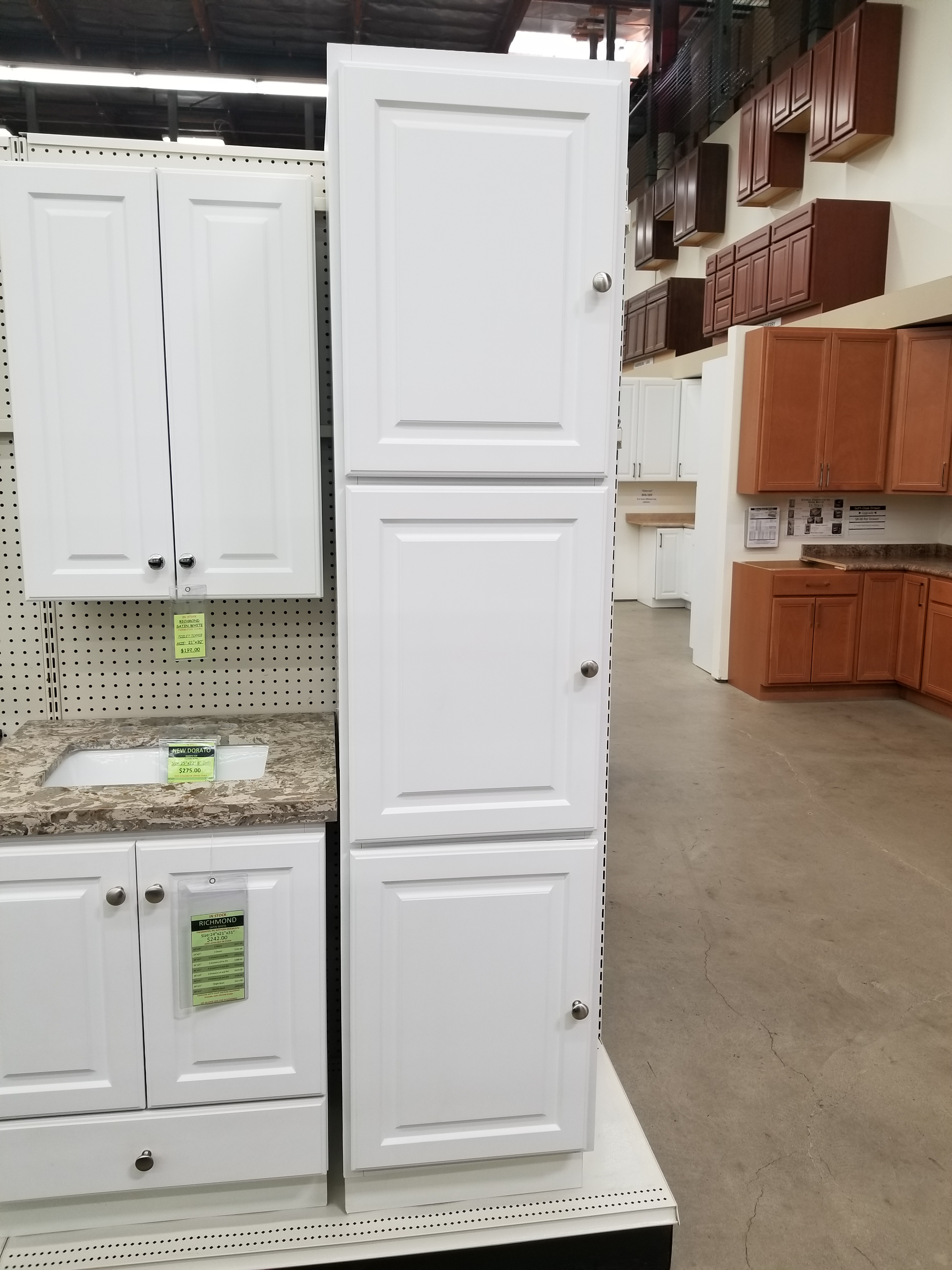 Richmond Satin White Linen Builders Surplus Wholesale