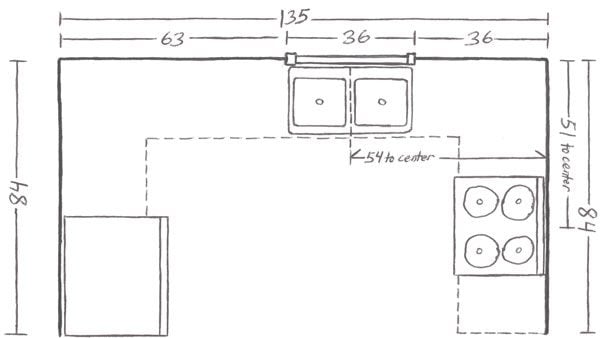 sample kitchen sketch