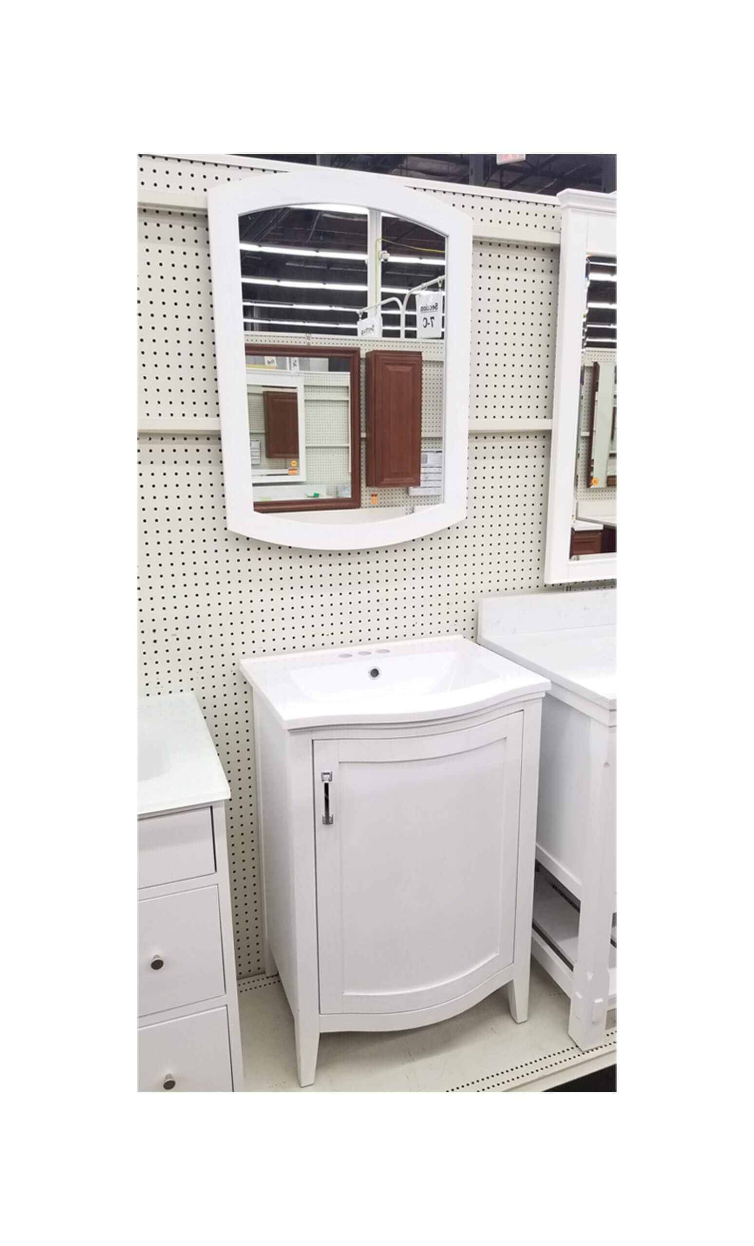 Vail White Oak Vanity & Top Shop Builders Surplus