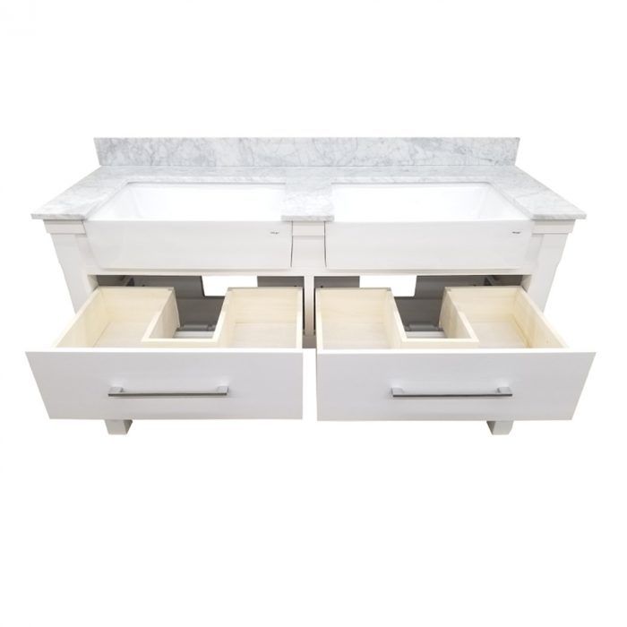 Farmington White Vanity & Top - Image 4