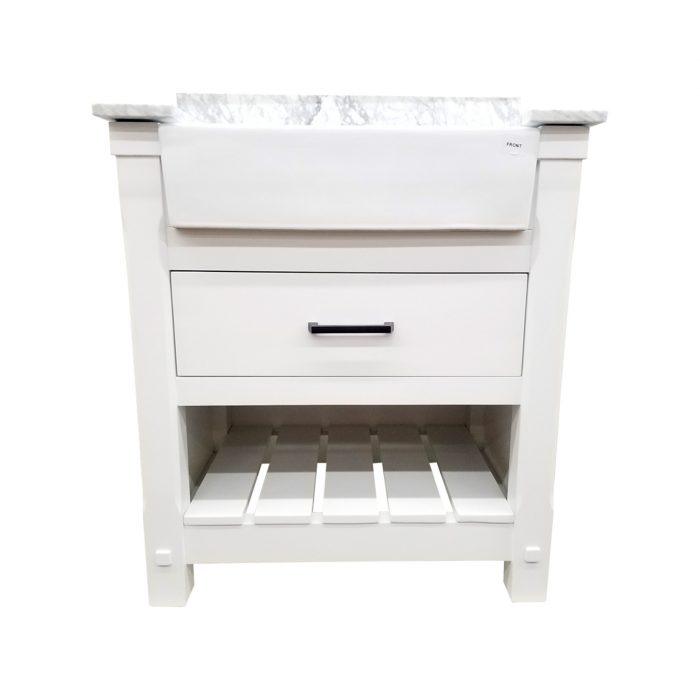Farmington White Vanity & Top