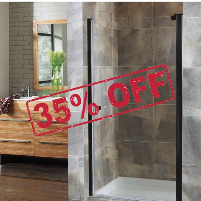 Cove Frameless 1/4" Hinged Door - Closeout