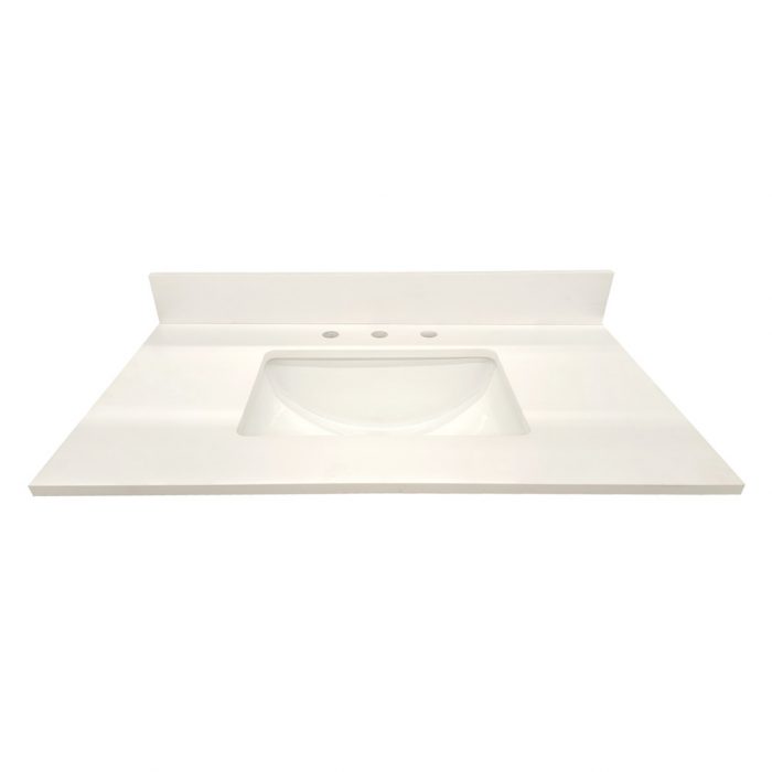 Iceland Quartz 8" Drill Vanity Top