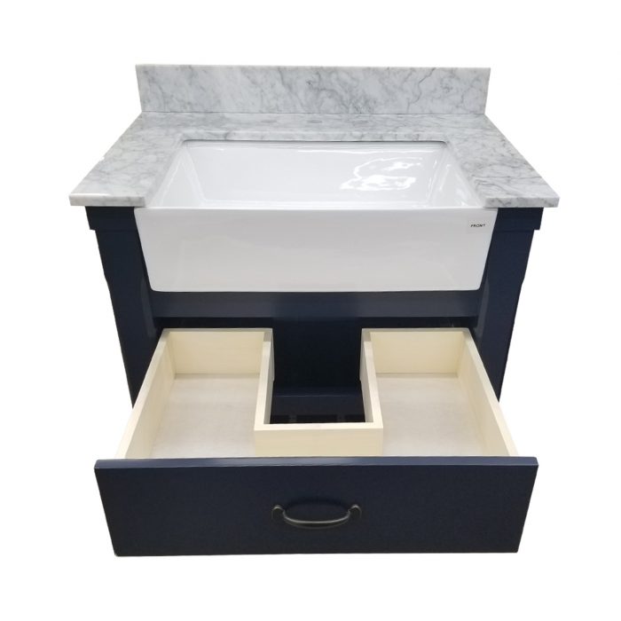 Farmington Blue Vanity & Top - Image 2