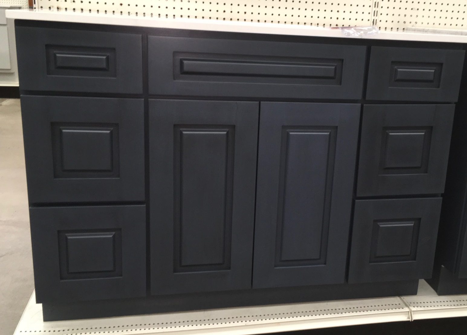 Mystique Blue Vanity Wholesale Kitchen And Bathroom Cabinets