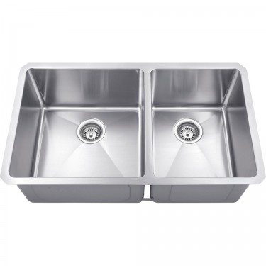 undermount sink double bowl hms-260l