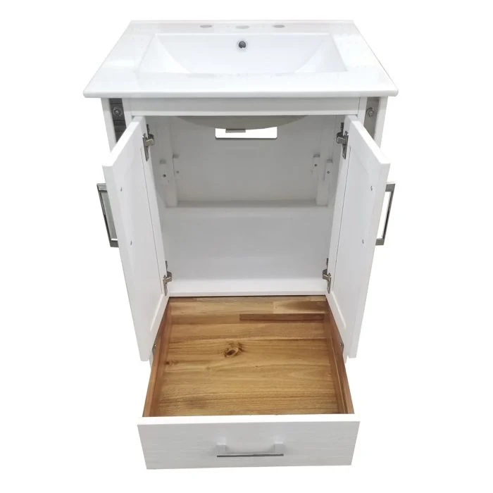 Montego White Vanity - Closeout - Image 4