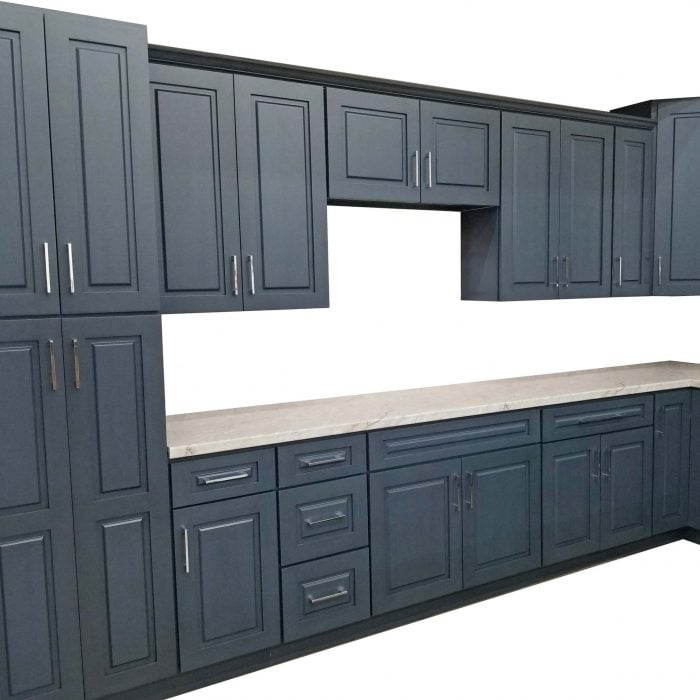 Mystique Blue Kitchen Cabinets
