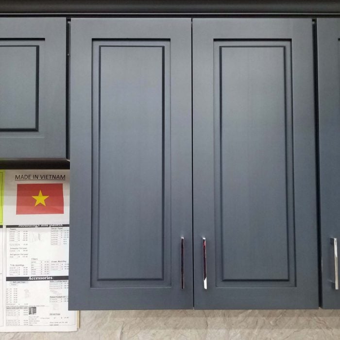 Mystique Blue Kitchen Cabinets