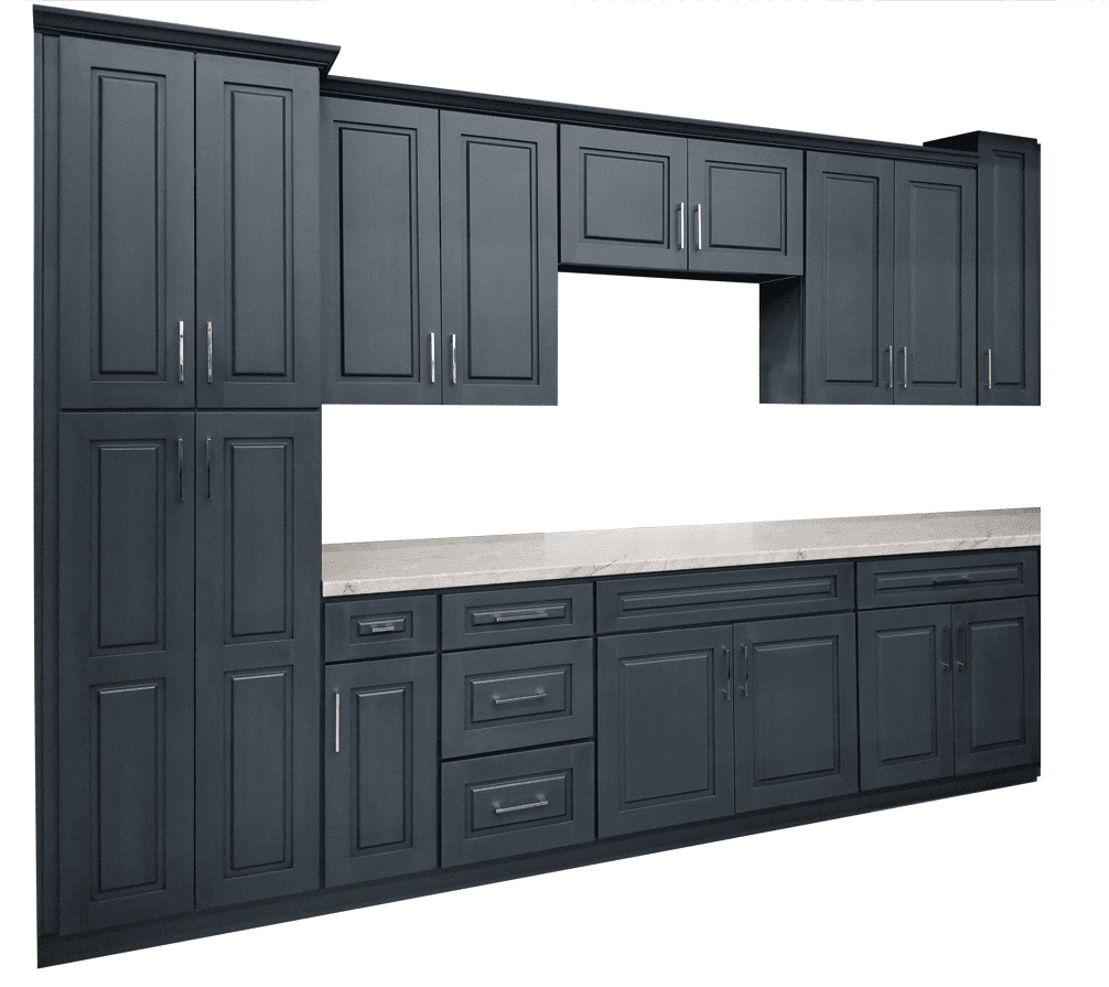 Mystique Blue Kitchen Cabinets Builders Surplus Wholesale