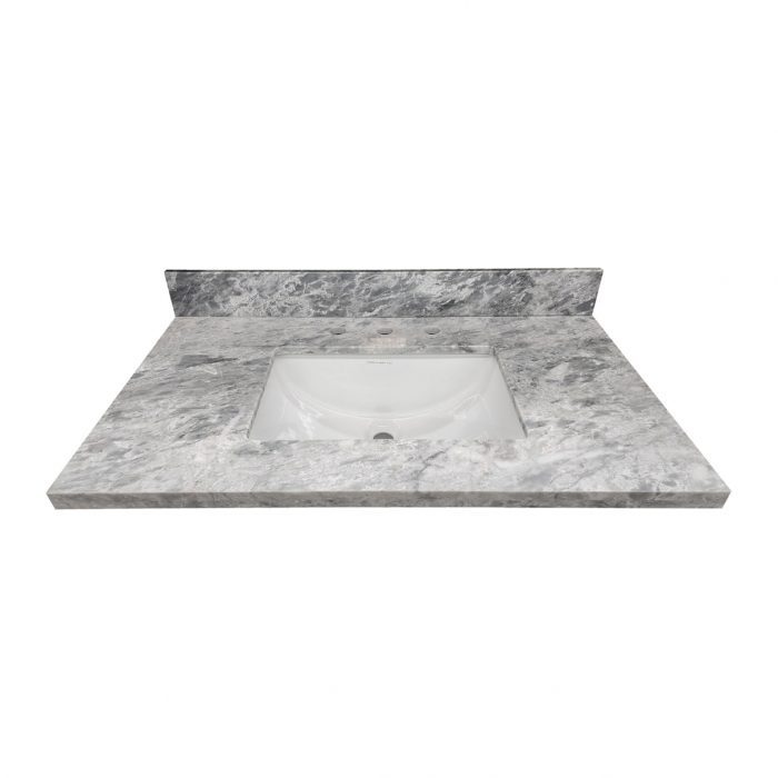 Masarati Gray Marble Vanity Top | Shop at Builders Surplus