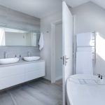 how to install modern floating vanity