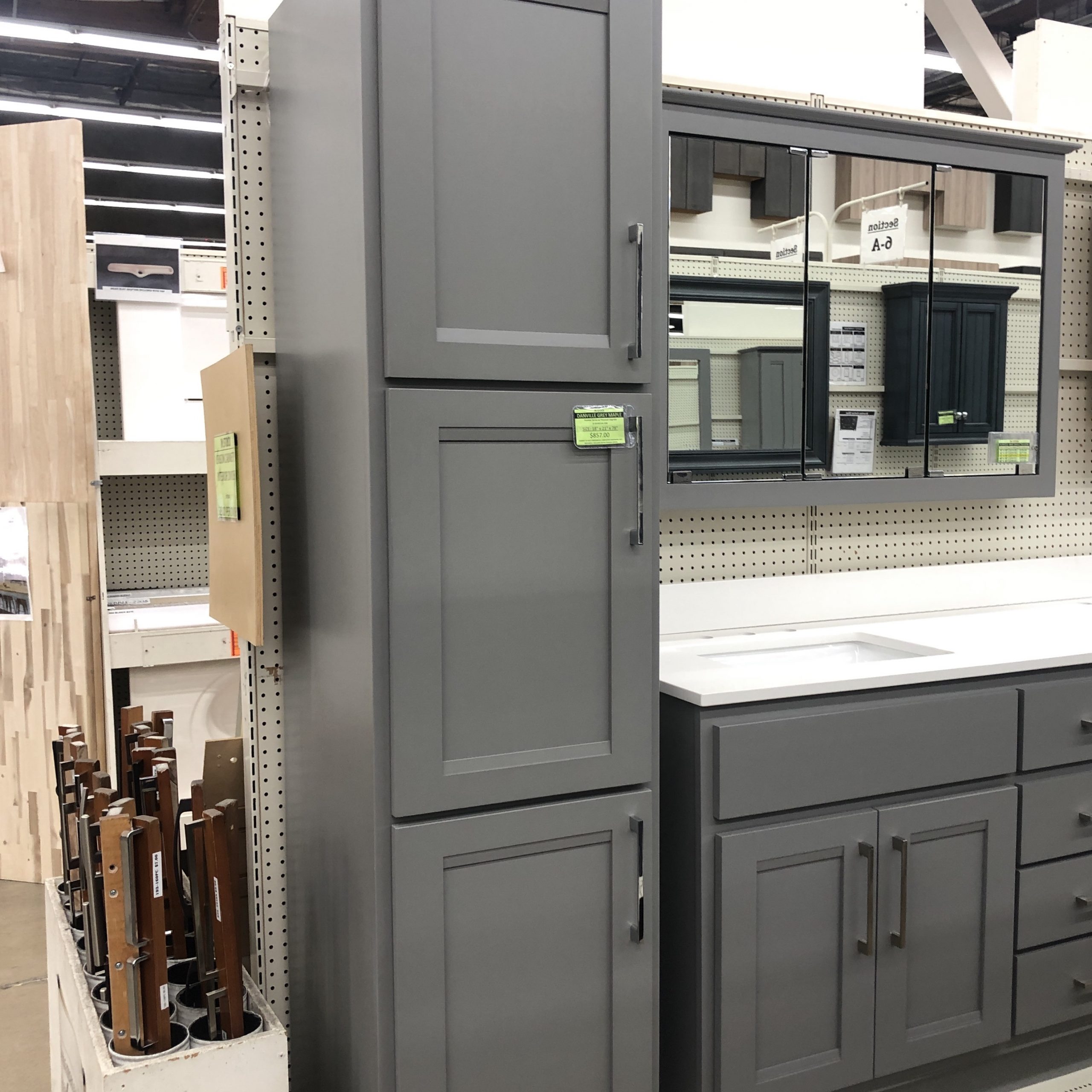 Danville Gray Maple Linen Shop at Builders Surplus