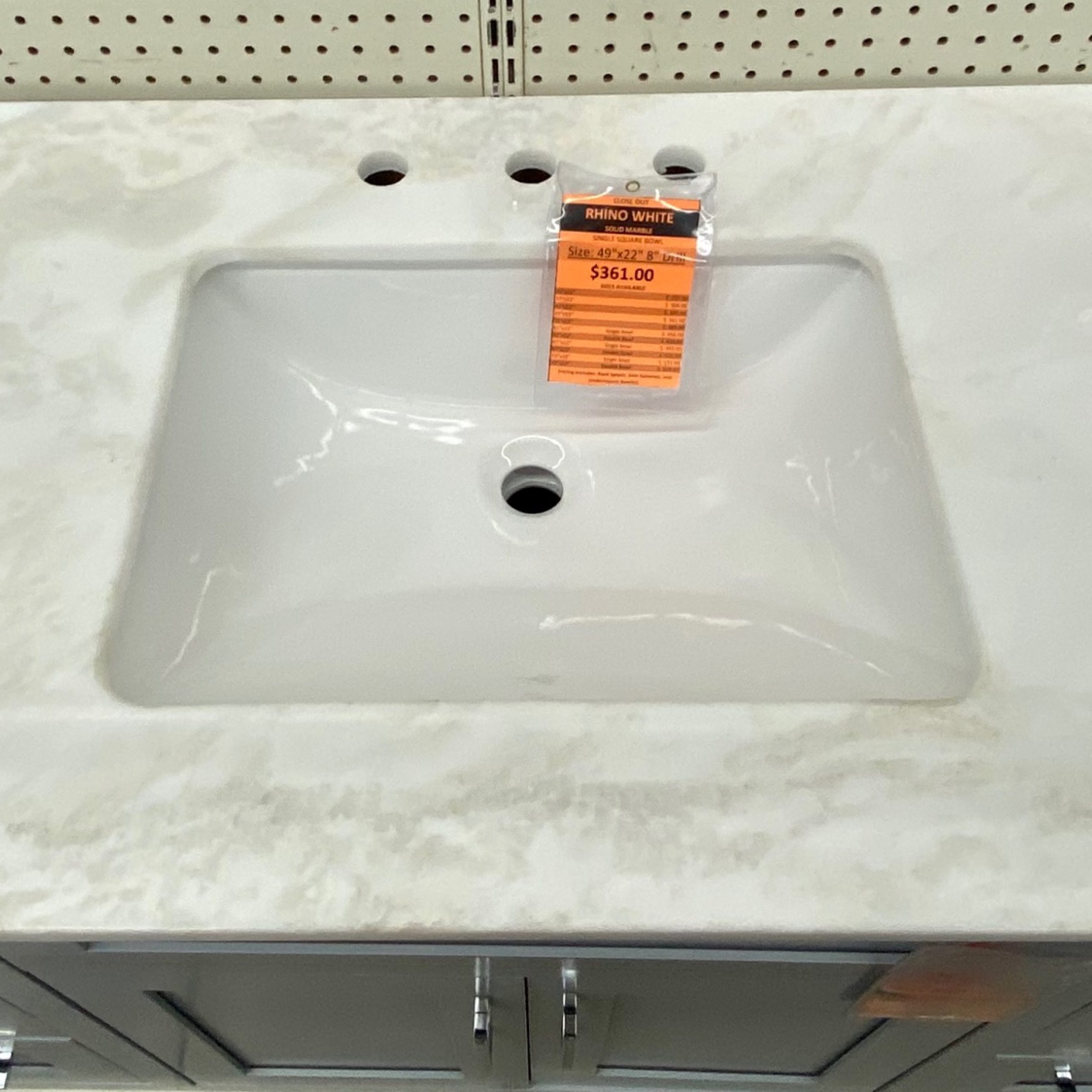 Rhino White Marble Vanity Top Closeout Builders Surplus Wholesale Kitchen And Bathroom Cabinets In Los Angeles California Rhino White Marble Vanity Top Closeout Builders Surplus Wholesale Kitchen And Bathroom Cabinets In Los Angeles California