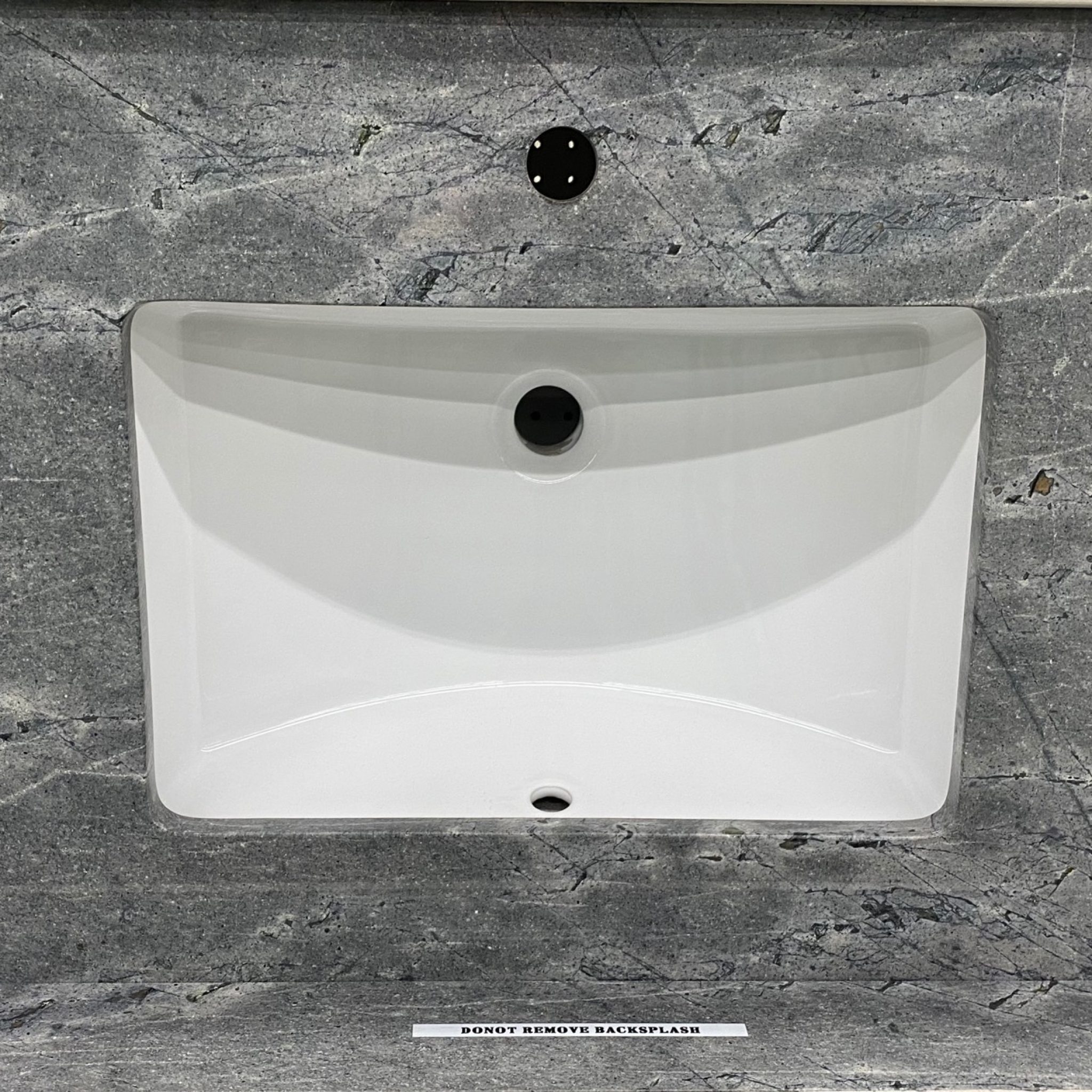 Galaxy Gray Granite Single Hole Vanity Top Closeout Builders