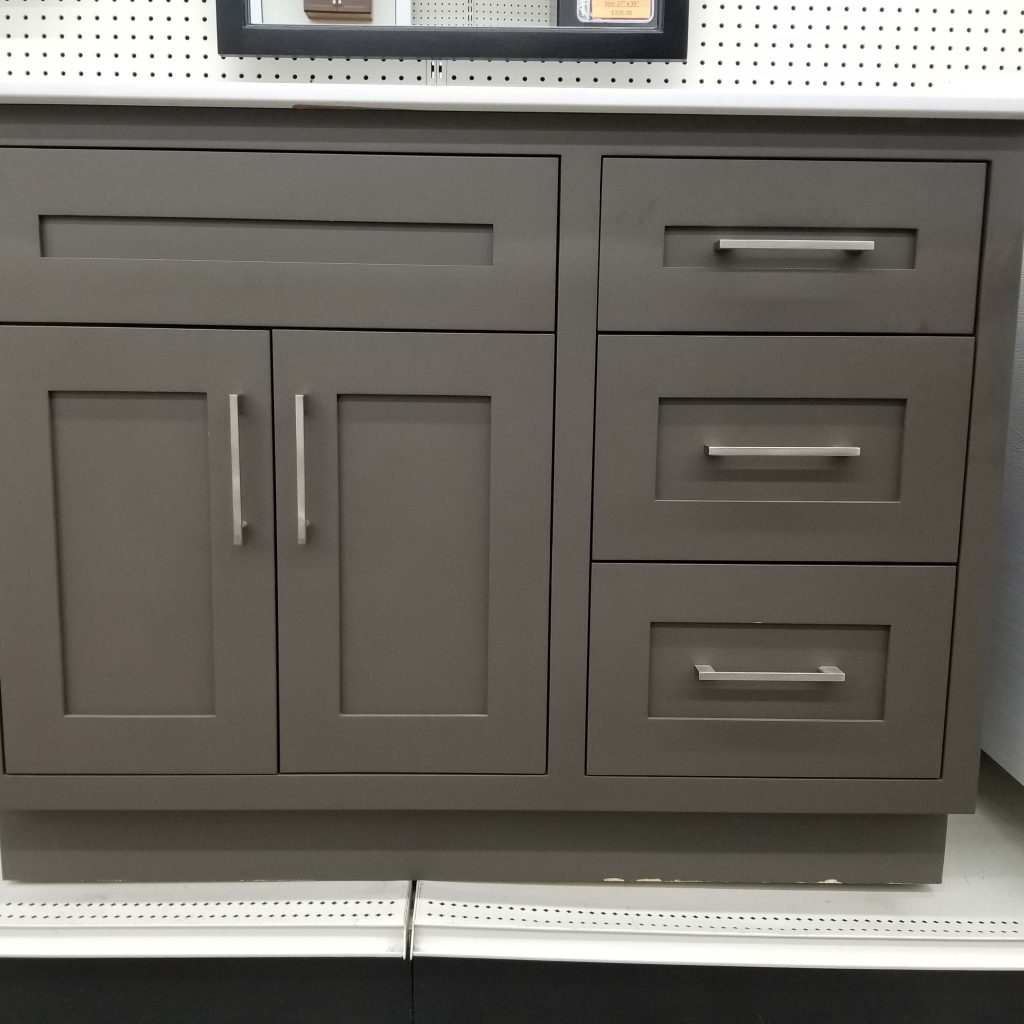 Newman Dark Grey Vanity Closeout Builders Surplus Wholesale