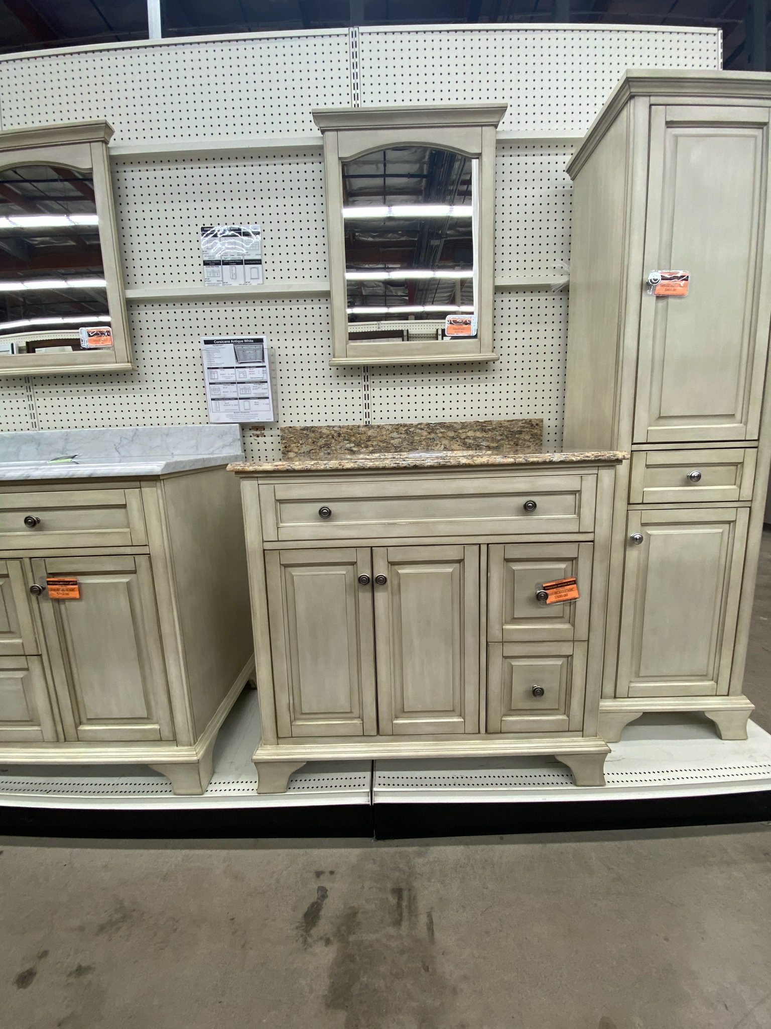 Corsicana Antique White Vanity Save At Builders Surplus Corsicana Antique White Vanity Save