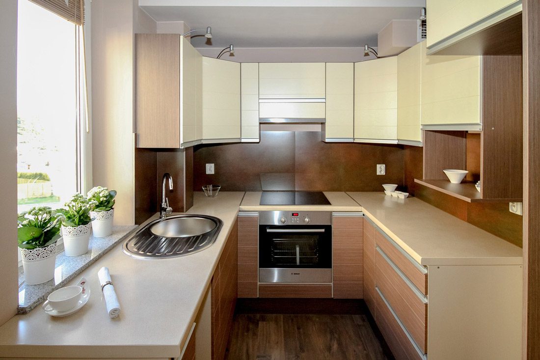 small galley kitchen