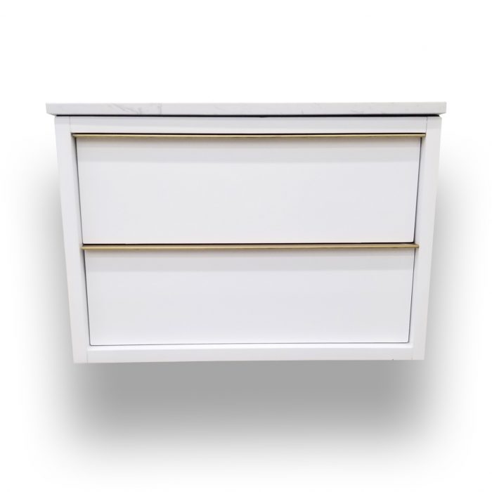 Artesia White Wall Hung Vanity & Top - Closeout