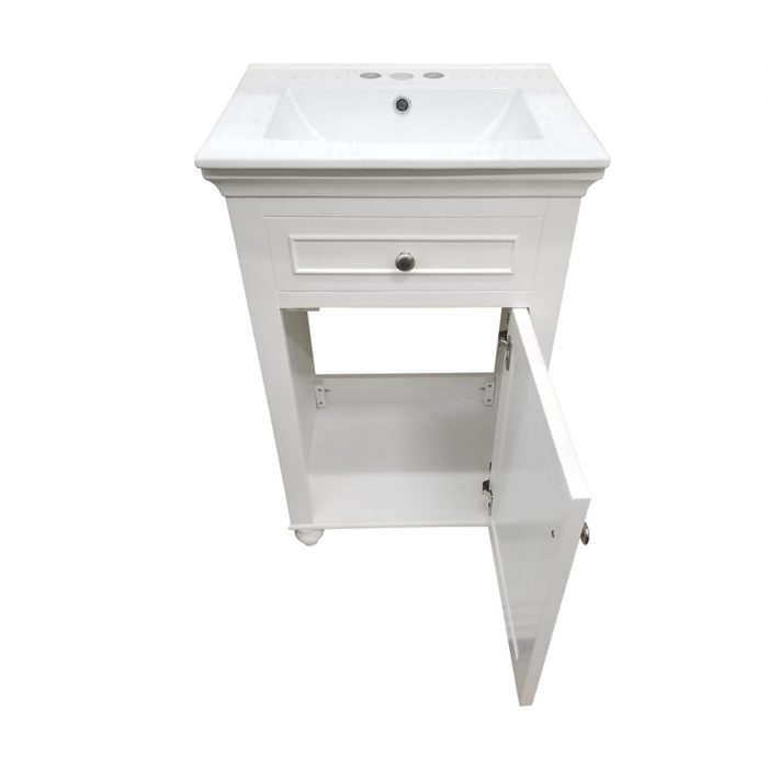 Nano White Vanity & Top Combo - Image 2