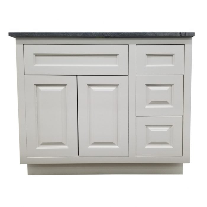 Bania Raised Panel White Vanity - Image 3
