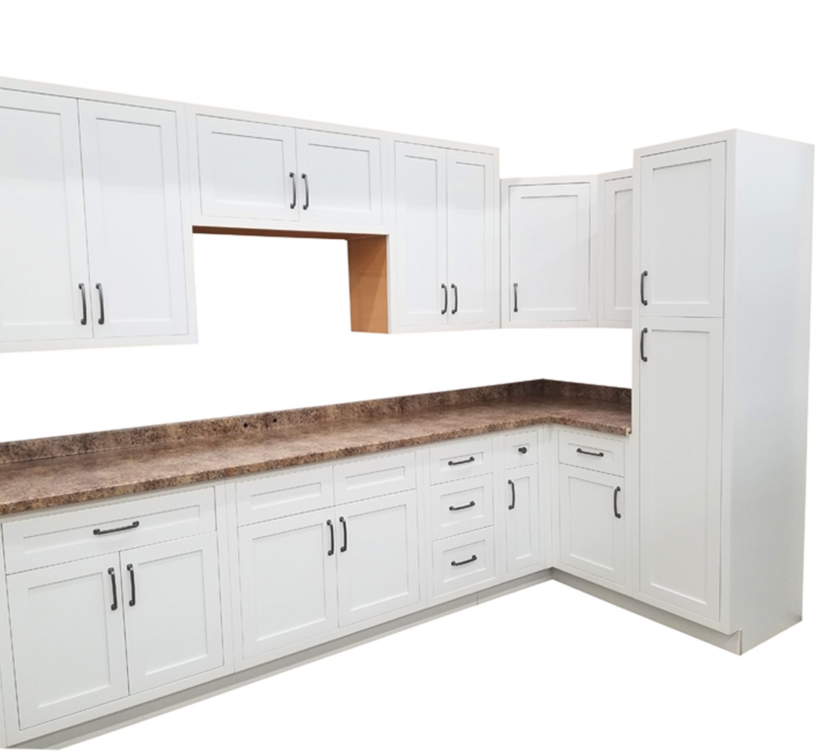Moderna Shaker White Kitchen Cabinets