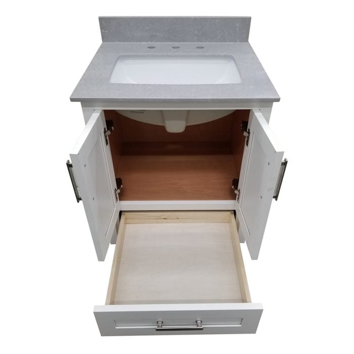 Moderna Shaker White Vanity - Image 4