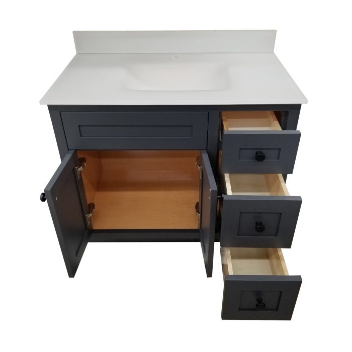 Davola Iron Shaker Vanity - Image 2