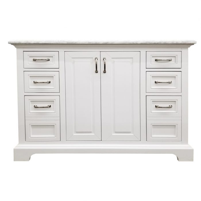 Iconic White Vanity & Top Combo - Closeout