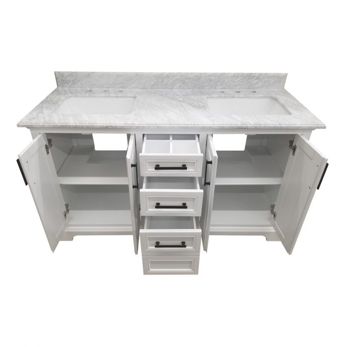 Iconic White Vanity & Top Combo - Closeout - Image 6