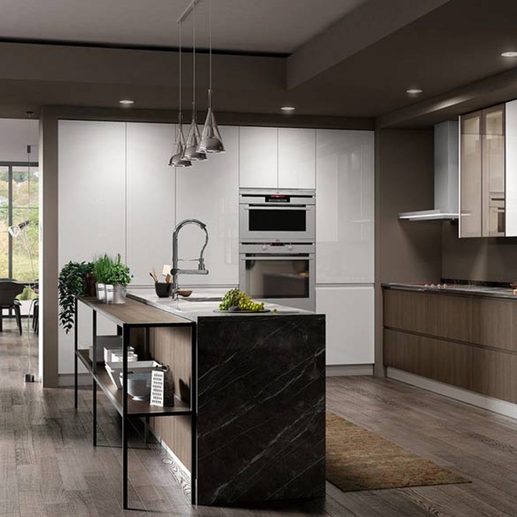 European Kitchen Cabinet Full view