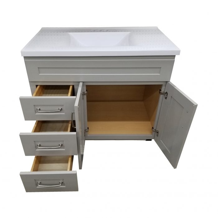 Jamestown Limestone Deluxe Vanity - Closeout (25% Off!) - Image 2