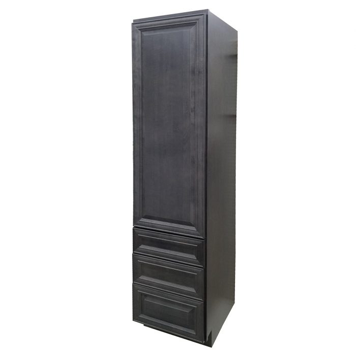 Williamsburg Slate Linen Cabinet - Closeout