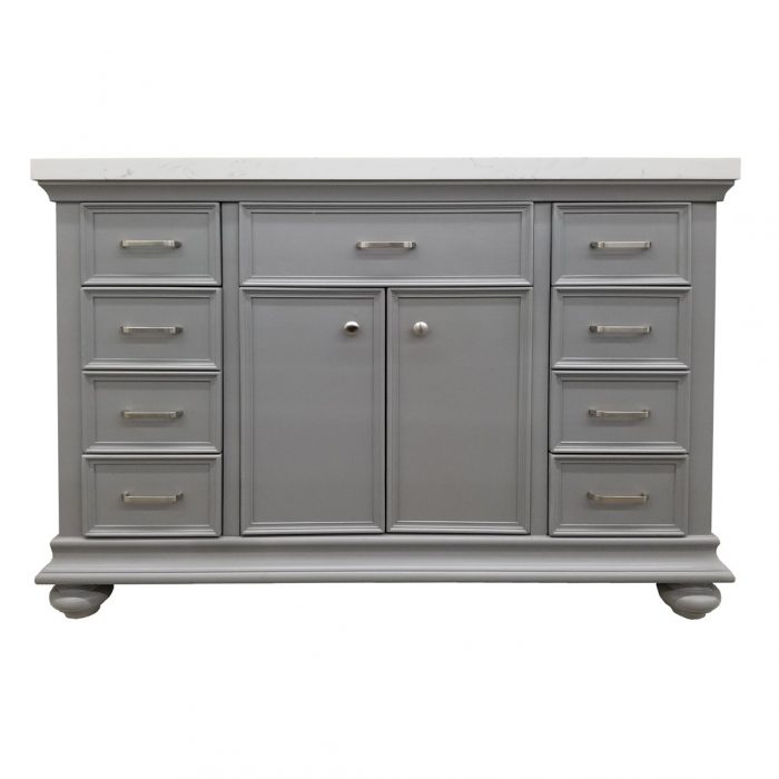 Daphne Grey Vanity & Top Combo - Closeout