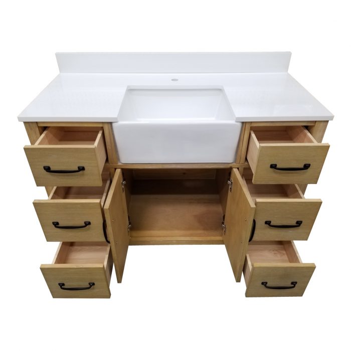 Oya Natural Vanity & Top Combo - Closeout - Image 2