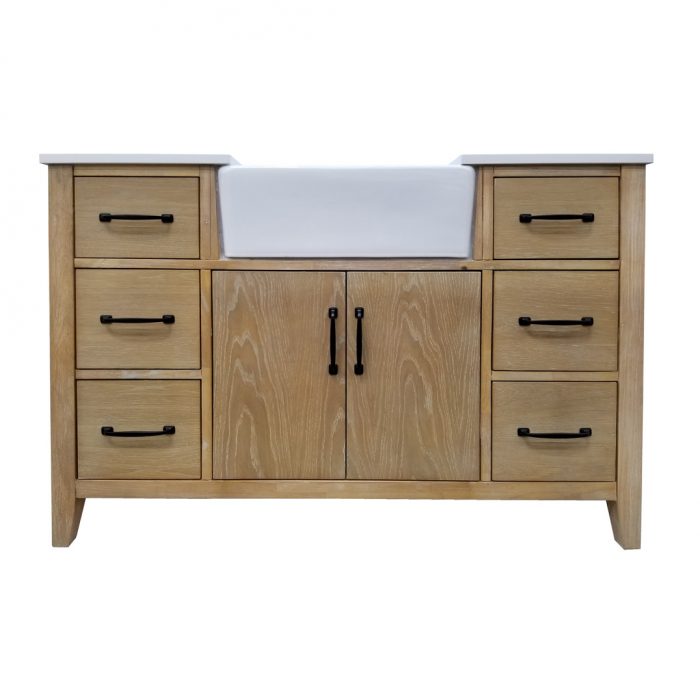 Oya Natural Vanity & Top Combo - Closeout